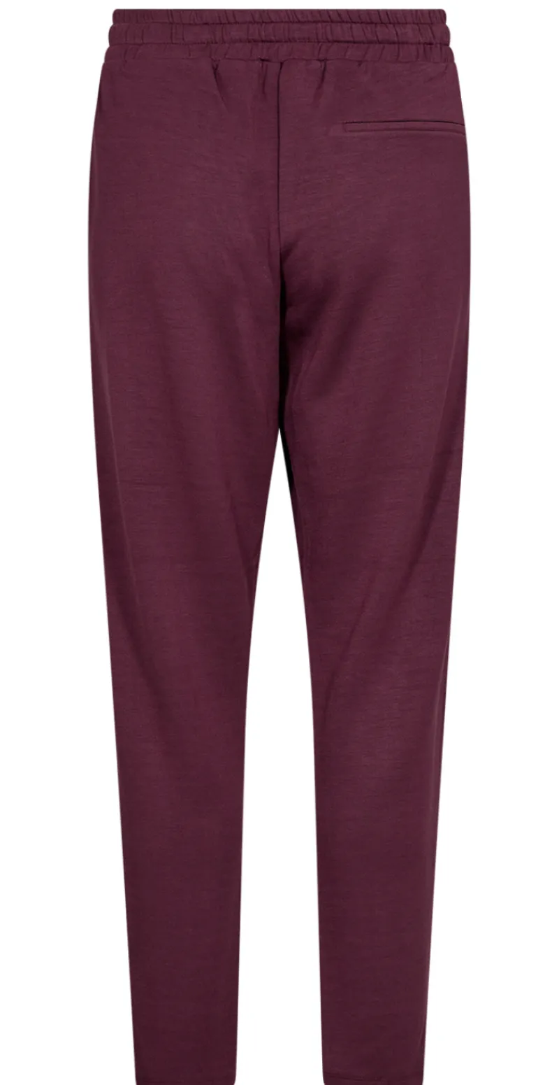 Nynne sweatpants med bindebånd bordeaux