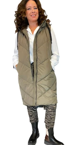 Quiltet vest army