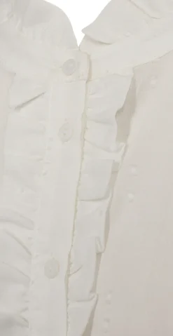 Raya skjortebluse Off-White Melange