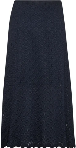 Rigga nederdel navy blazer