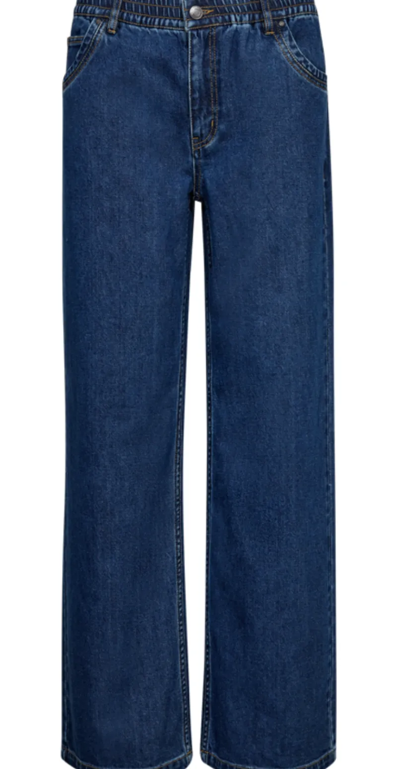 Rinna bukser medium blue denim