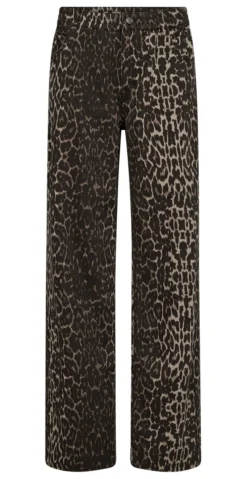 Rinna leopard jeans
