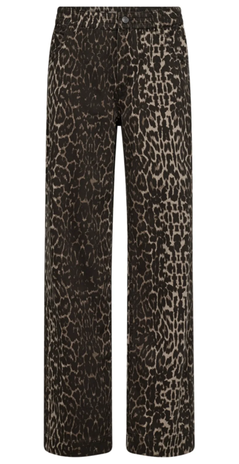 Rinna leopard jeans