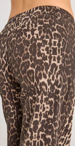 Rinna leopard jeans