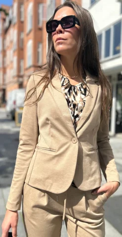 Rizetta blazer sepia tint melan