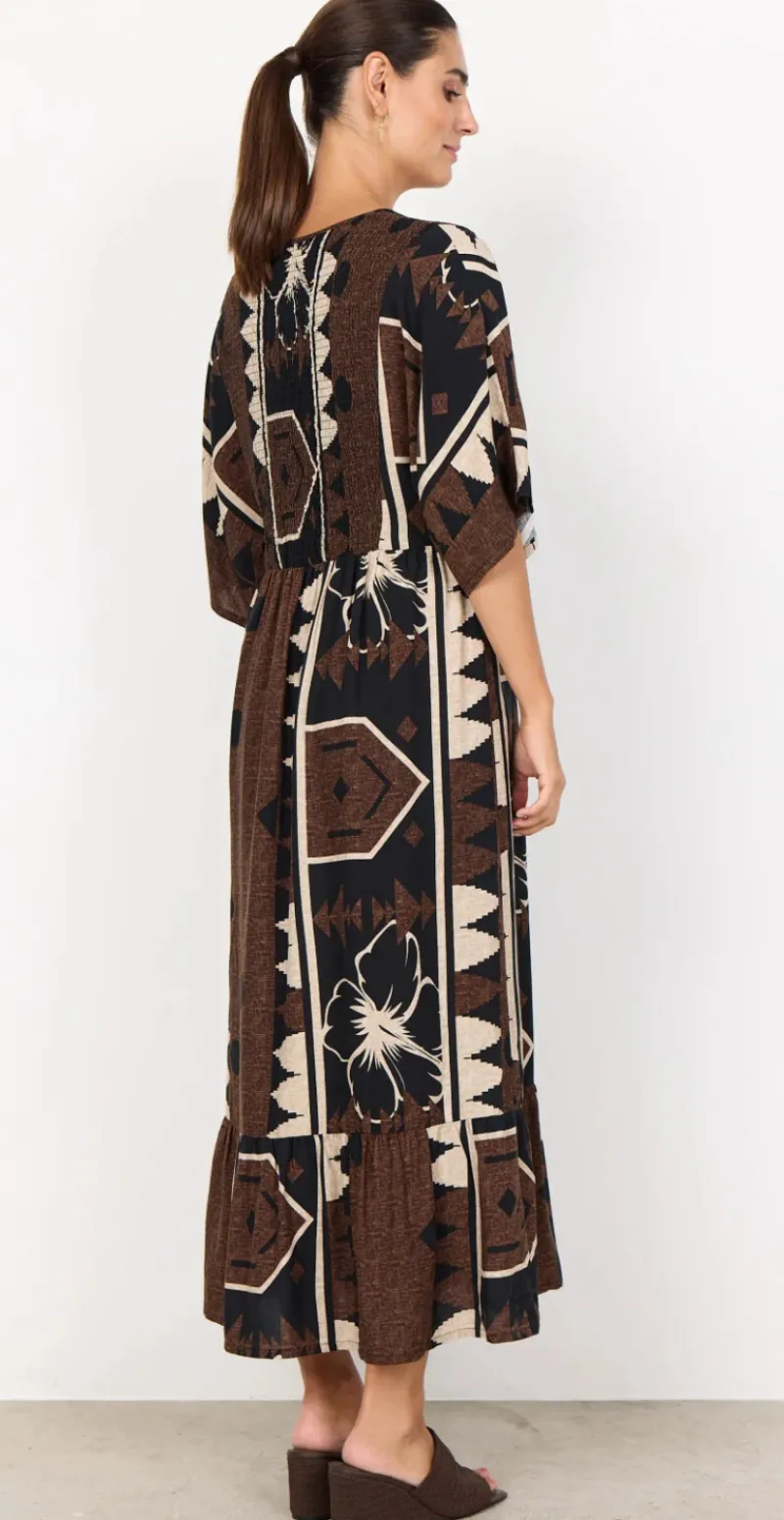 Rosalie kjole brun Likelondon