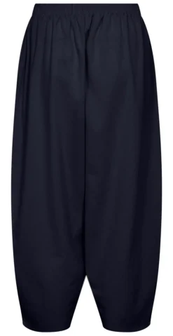 Sally buks med 7/8 længde navy Likelondon