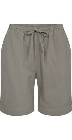 Sally shorts med elastik og lommer khaki