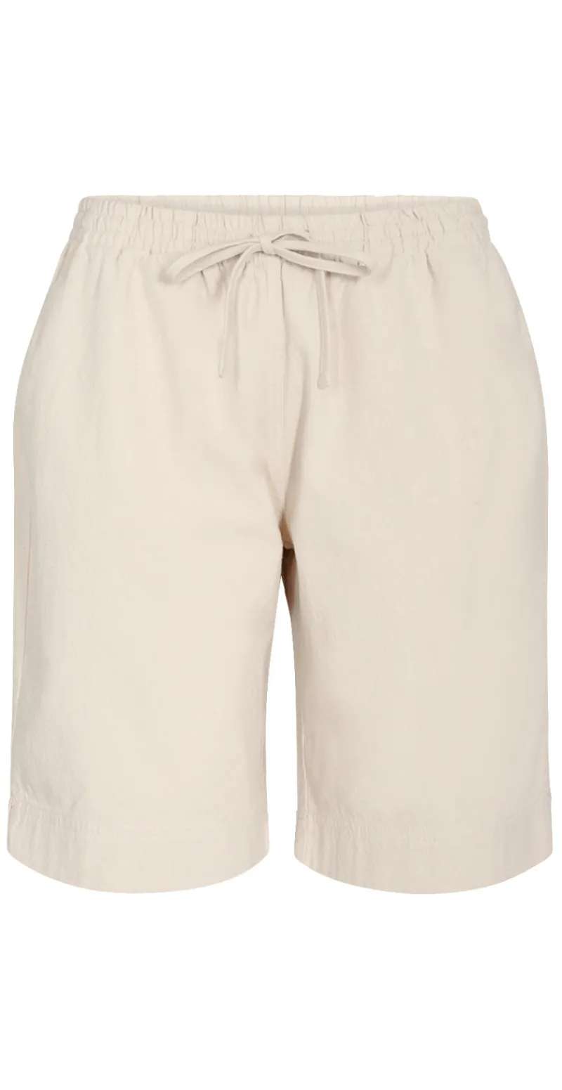 Sally shorts med elastik og lommer sand