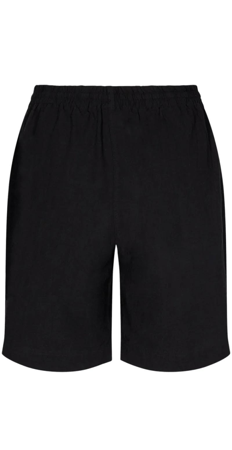 Sally shorts med elastik og lommer sort
