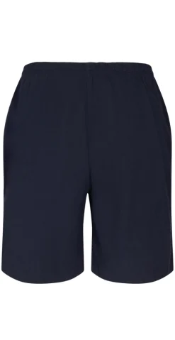 Sally shorts med elastik og lommer navy