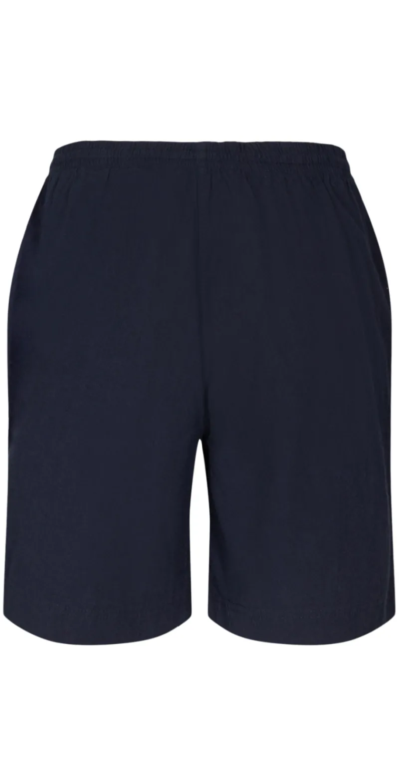 Sally shorts med elastik og lommer navy