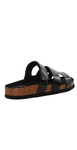 Sandal med justerbar remme sort