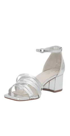 Sandal med stropper silver