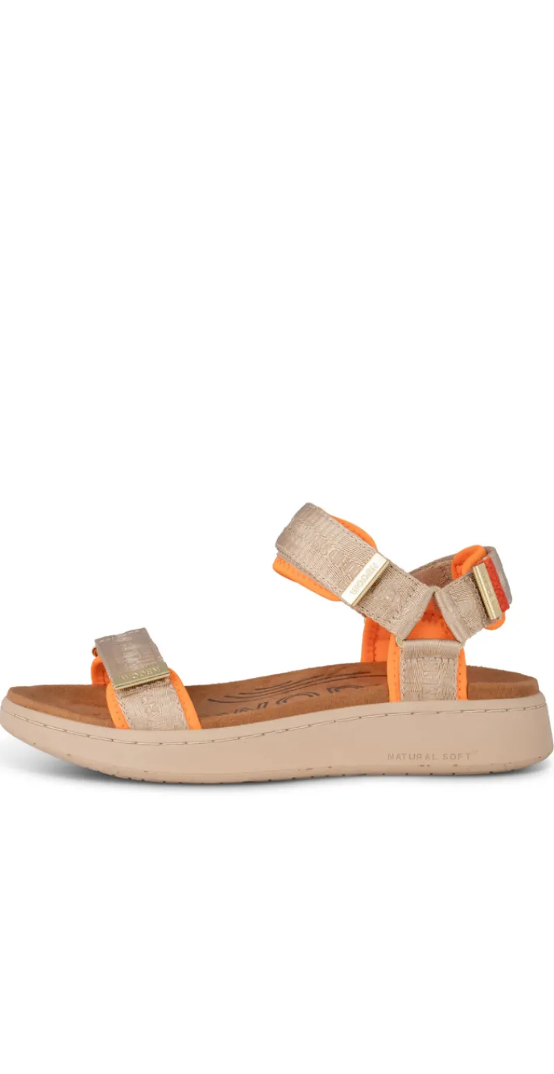 Sandal med velcro Coffee Cream