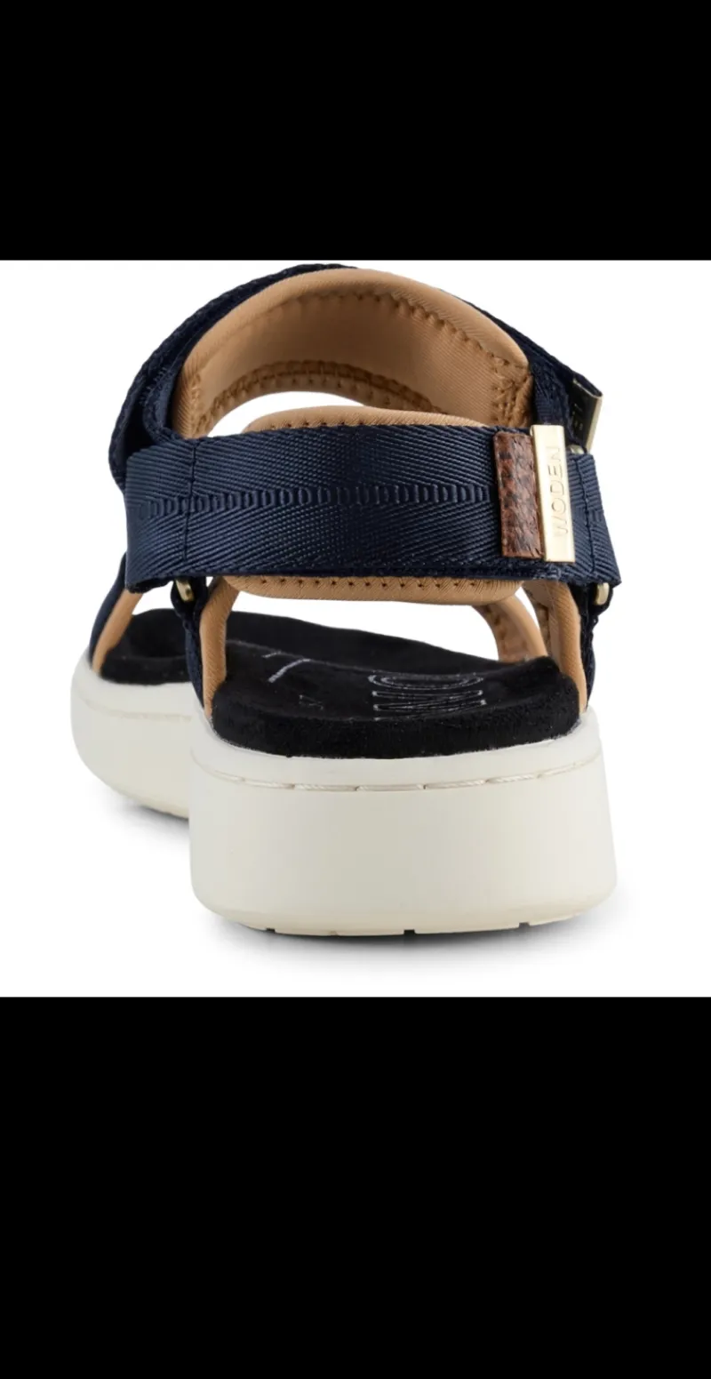 Sandal med velcro i navy