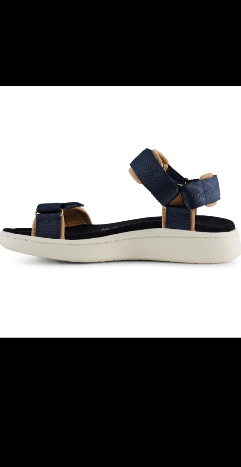 Sandal med velcro i navy
