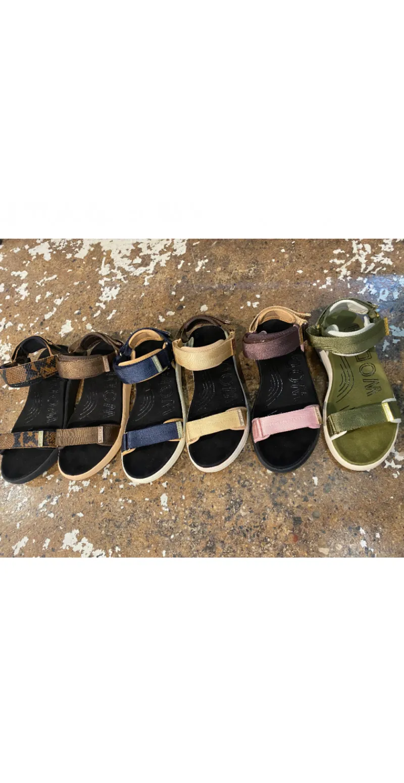 Sandal med velcro i navy