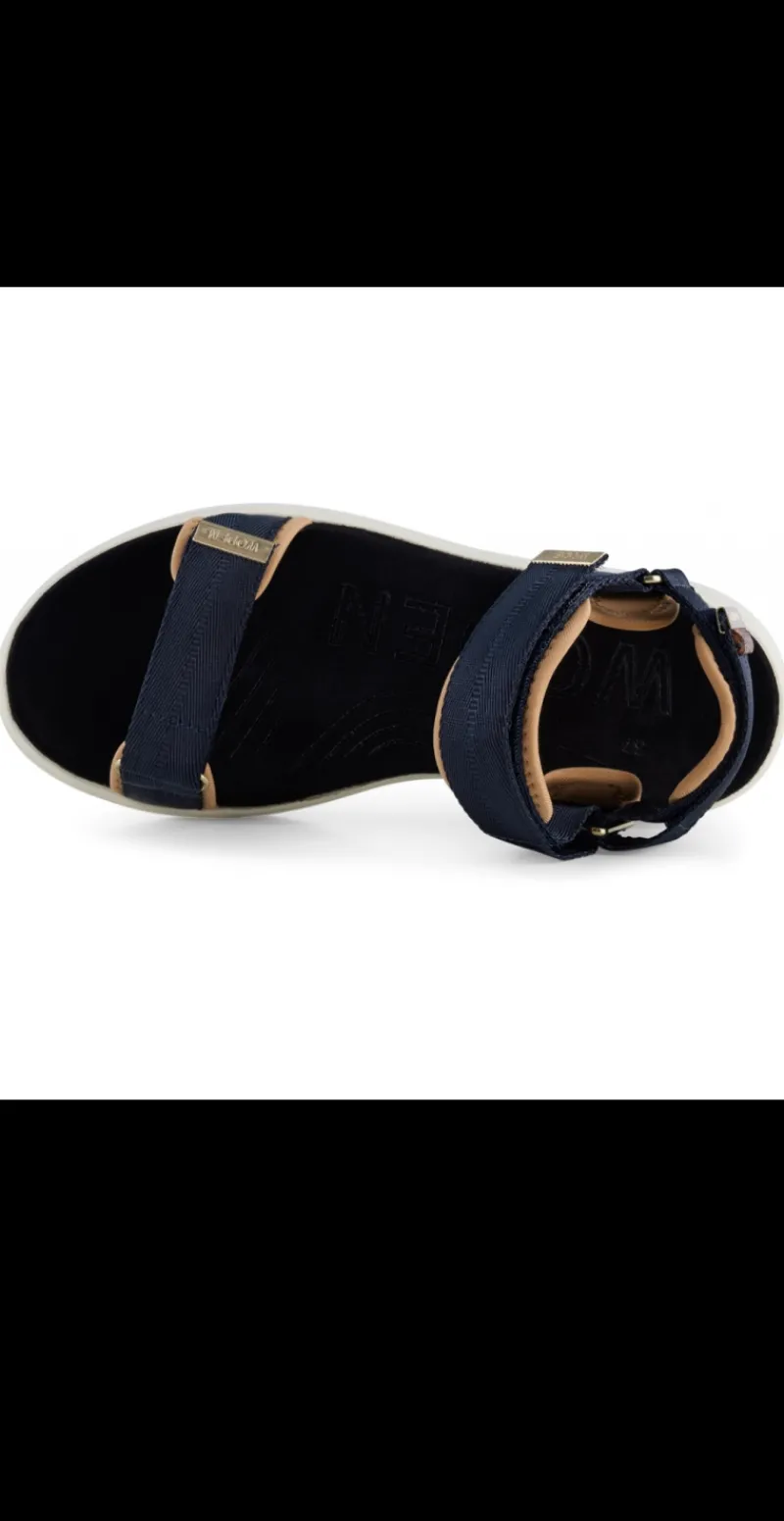 Sandal med velcro i navy