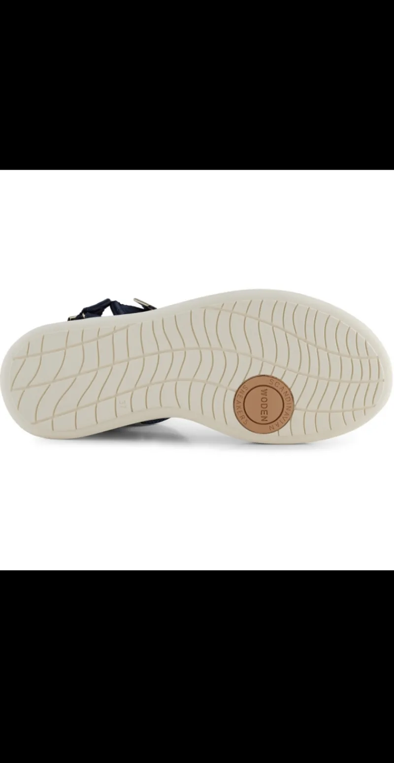 Sandal med velcro i navy