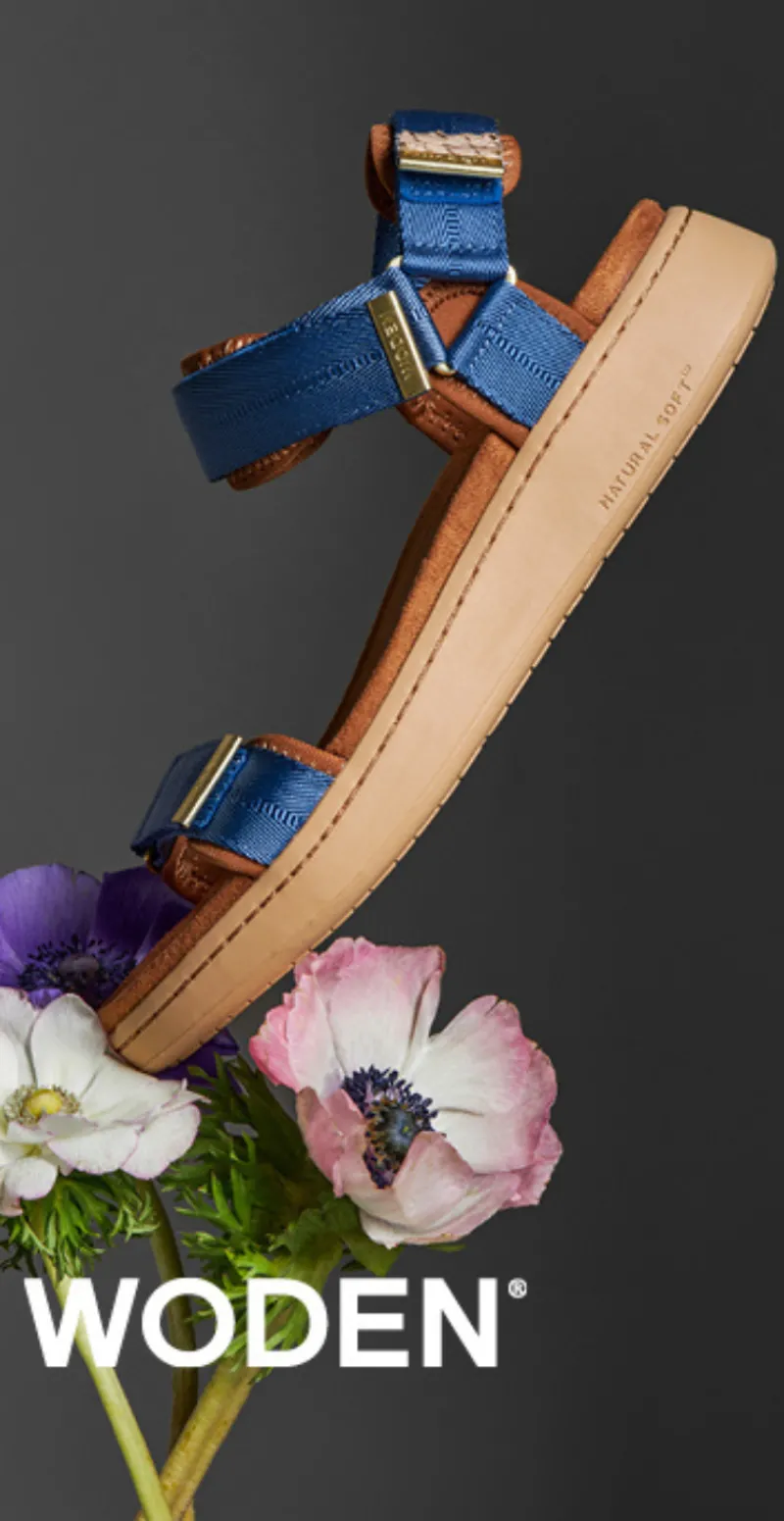 Sandal med velcro old denim