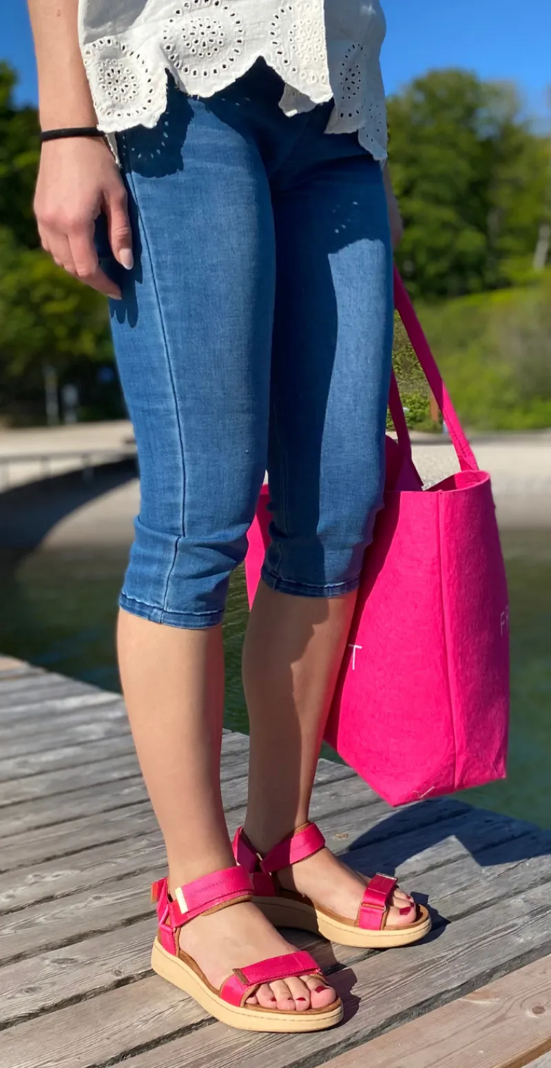 Sandal med velcro pitaya