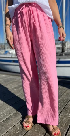 Santana buks i bomuld pink Likelondon