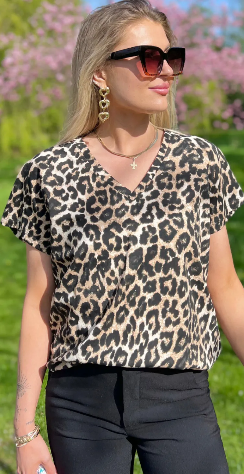 Seline t-shirt burro w. black