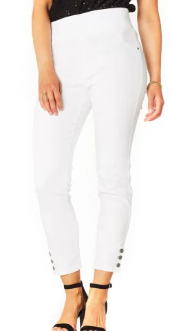 Shantal 7/8 button buks hvid
