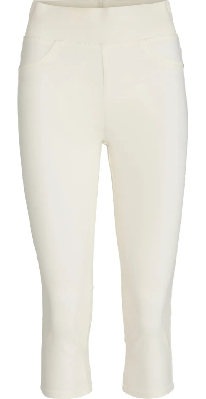 Shantal capri buks bright white