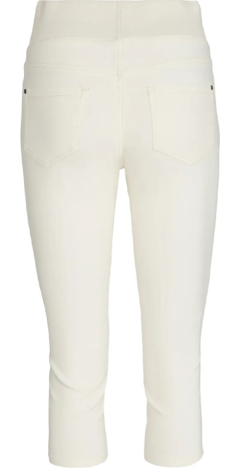 Shantal capri buks bright white