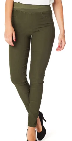 Shantal stretch buks olive night