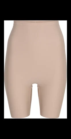 Shapewear shorts med høj talje i nude