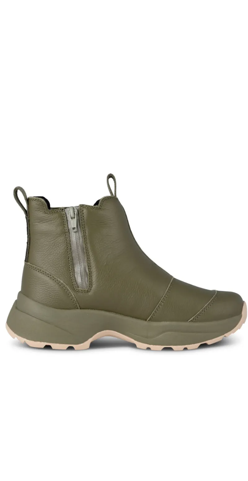 Silje Warm Waterproof Boots dark olive
