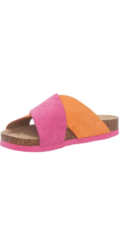 Slip-in sandal fuchsia
