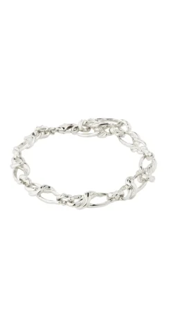 Sølvbelagt armbånd med retro vibe