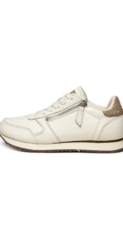 Sneakers med lynlås blanc de blanc