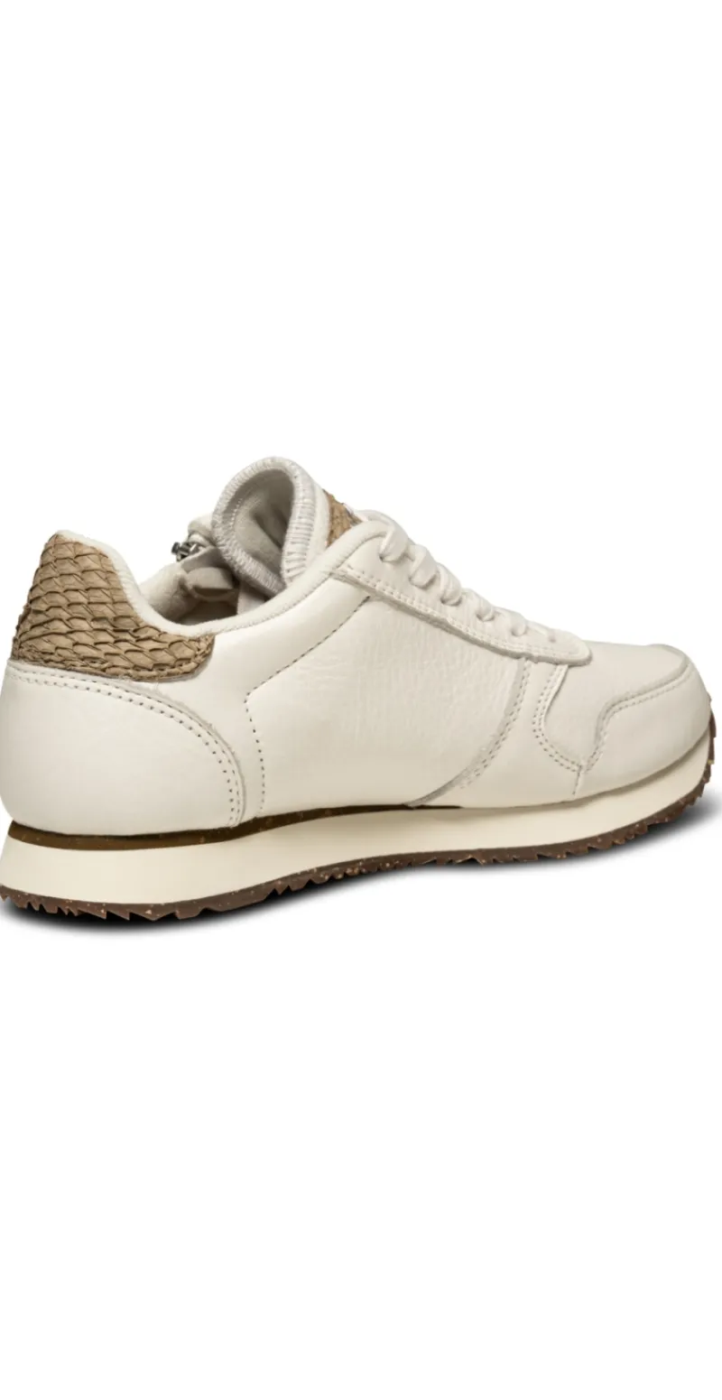 Sneakers med lynlås blanc de blanc