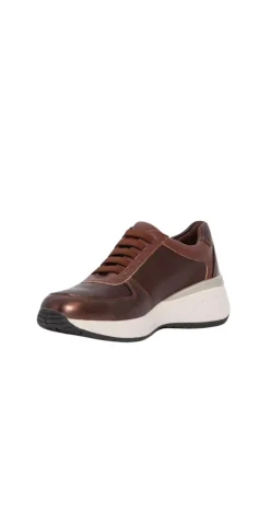 Sneakers med lynlås brun