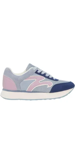 Sneakers med retro vibes blå