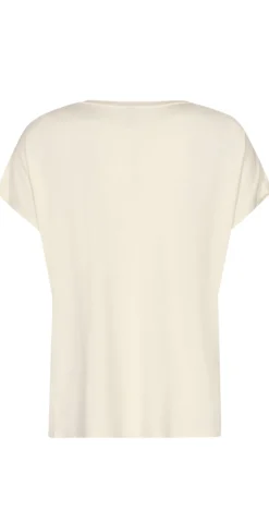 Sophia basisbluse med v-hals creme