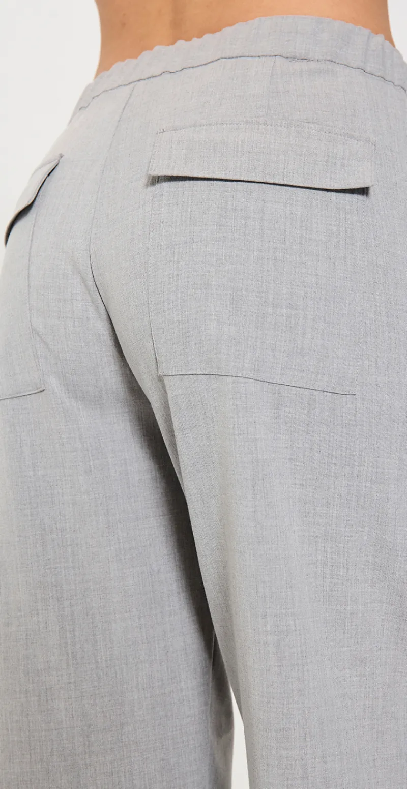 Swift cargo bukser light grey melange