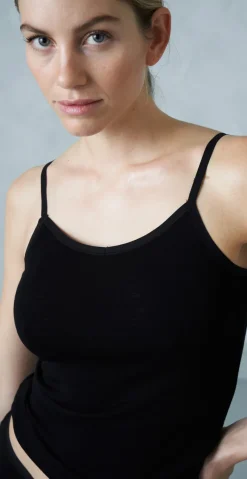 Top narrow straps 100% uld sort