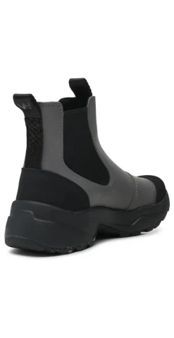 Vandtæt slip-on støvle i mørkgrå