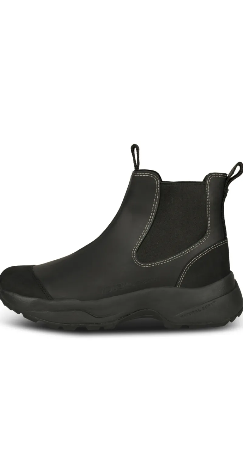 Vandtæt slip-on støvle i sort