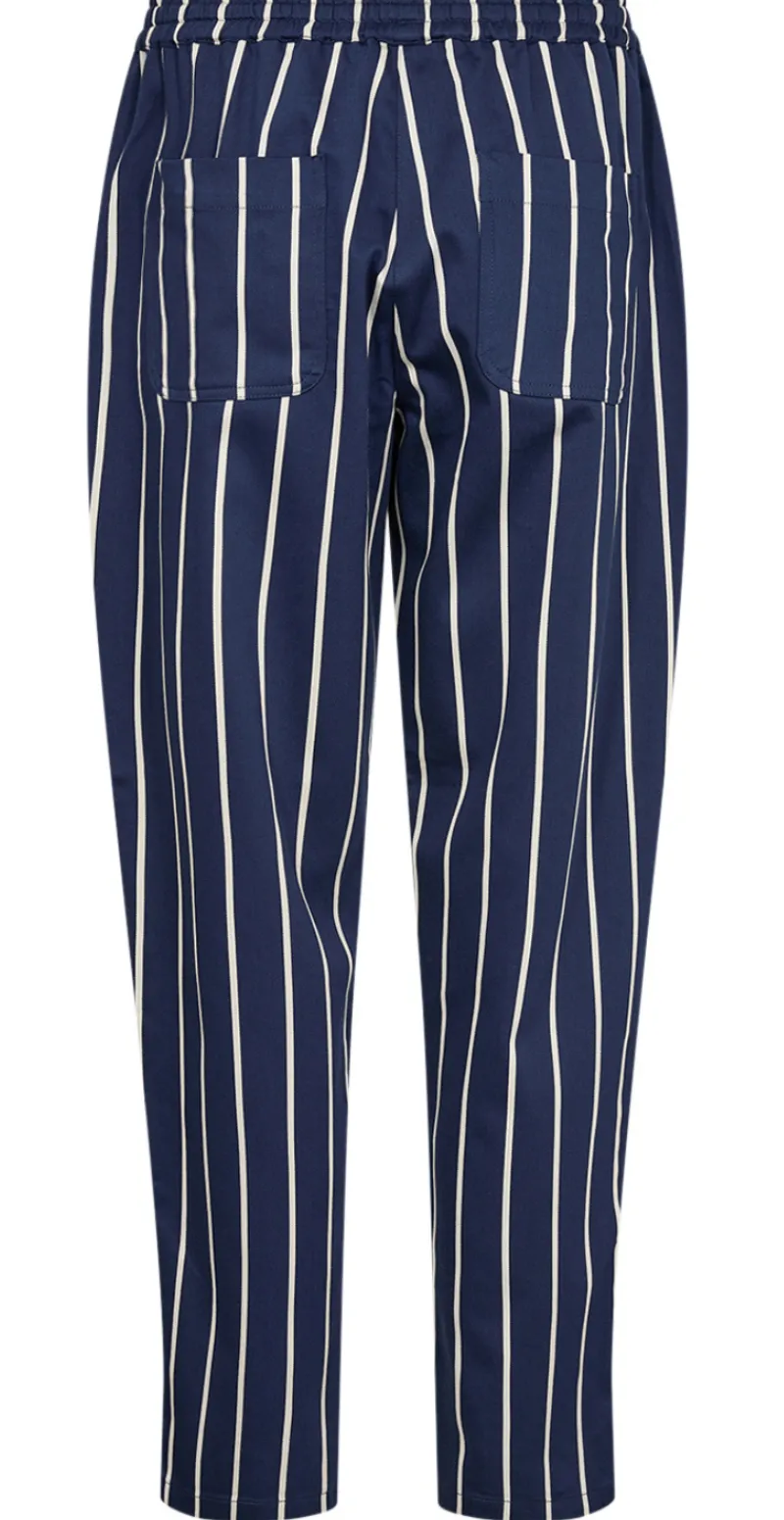 Vera bukser med striber navy LikeLondon